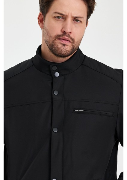 Siyah Içi Kalın Kürklü Klasik Rüzgar ve Su Geçirmez Mont&kaban modelleri