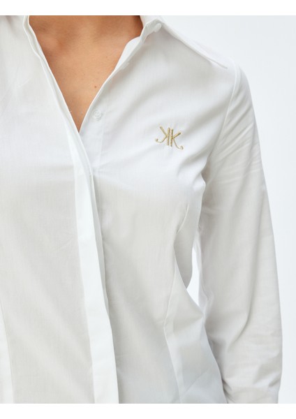 Uzun Kollu Gömlek Manşetleri Geniş Işleme Detaylı indirimleri