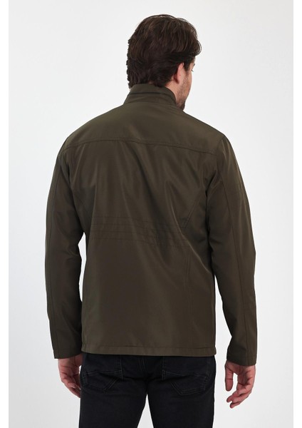 Erkek Yeşil Regular Uzun Mevsimlik Pamuk Polyester Karışımlı Safari Mont&ceket indirimleri
