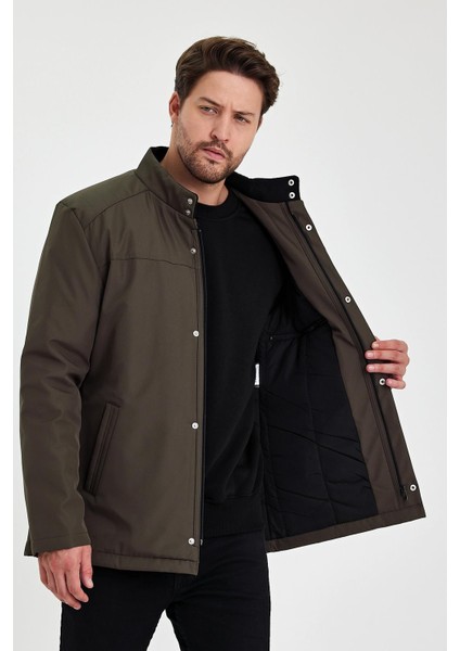 Yeşil Içi Kalın Kürklü Klasik Rüzgar ve Su Geçirmez Mont&kaban fiyatları