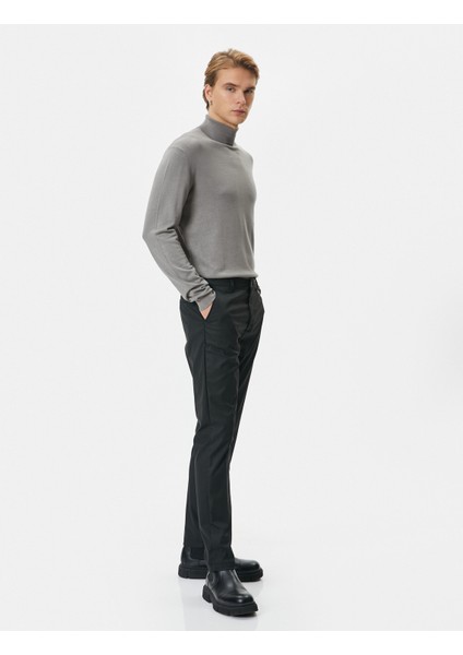 Balıkçı Yaka Kazak Triko Basic Uzun Kollu Viskon Karışımlı fiyatları