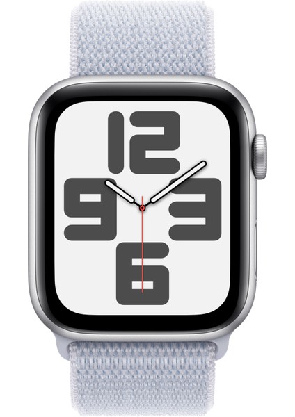 Watch Se Gps 44MM Silver Aluminium Case With Blue Cloud Sport Loop