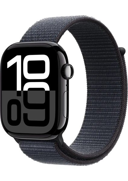 Watch Series 10 Gps 46MM Jet Black Aluminium Case With Ink Sport Loop