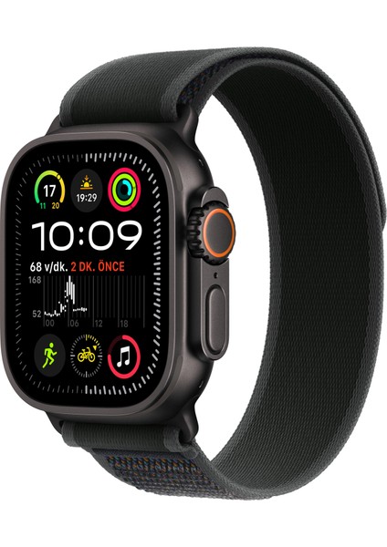 Watch Ultra 2 Gps + Cellular 49MM Black Titanium Case With Black Trail Loop - M/l