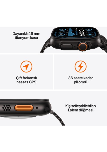 Watch Ultra 2 Gps + Cellular 49MM Natural Titanium Case With Tan Alpine Loop - Medium