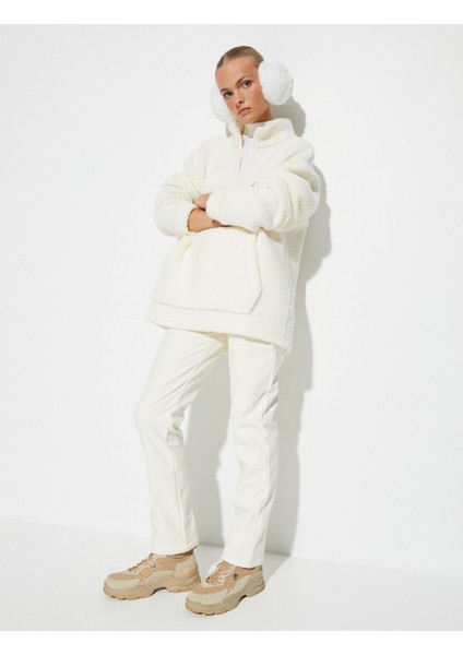 Kayak Pantolonu Kemer Detaylı Cepli