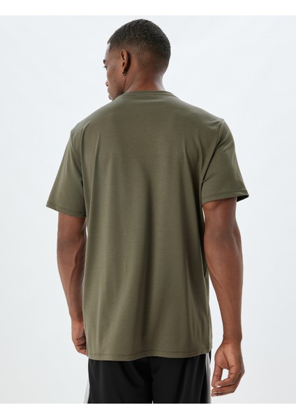 Spor Tişört Basic Kısa Kollu Bisiklet Yaka fırsatları