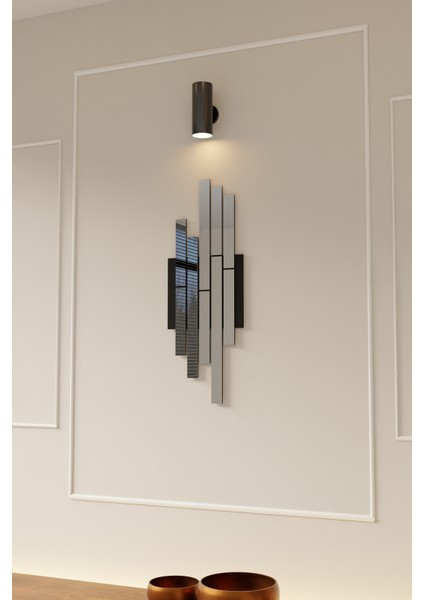 Dekoratif Pleksi Aynalı Minimal Duvar Süsü