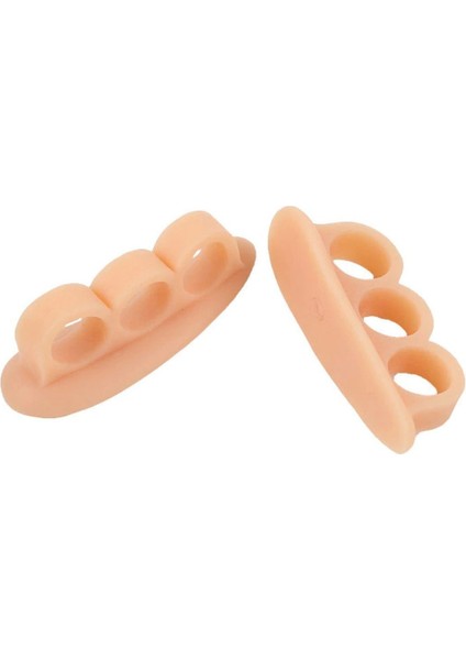 Ayak Parmak Düzeltici 3 Parmağa Geçen Çekiç Parmak Koruyucu Makaralı Silikon Parmak Kemik Koruyucu