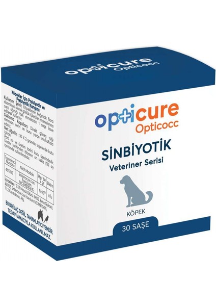 Opticure Dog Synbiotic Prebiyotik + Probiyotik 30 Şase