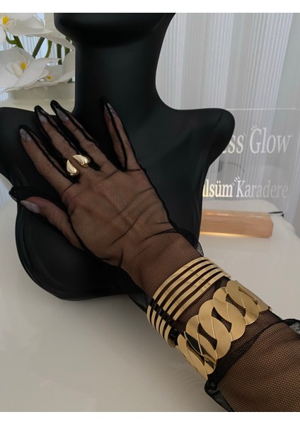 5 Sıralı Çelik Kelepçe Bileklik