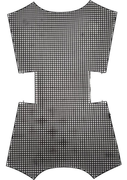 Angel Çanta Aksesuar Kelebek Plastik Kanvas Siyah