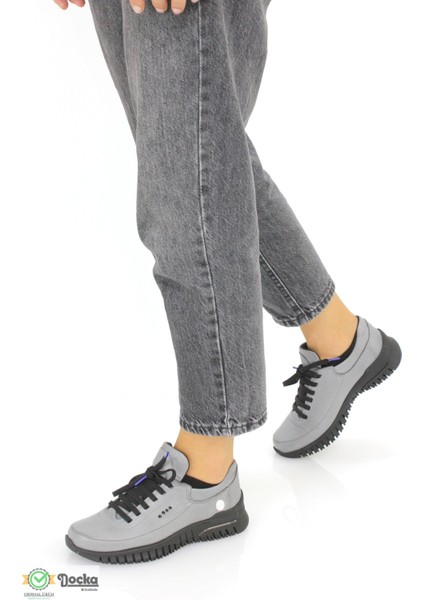 Kadın Hakiki Deri Günlük Spor Tarz Mevsimlik Ortopedik Ayakkabı M25/KA3095