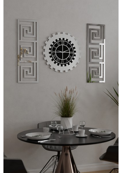 Lüks Ahşap Pleksi Aynalı Duvar Dekoru modelleri