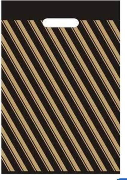 500 Adet No:2 26X38CM Çizgili Takviyeli Mağaza Poşeti Eczane Market Bijuteri Giyim Karışık Desen indirimleri