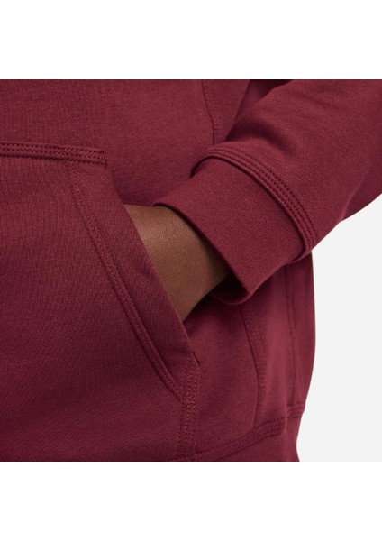 Sportswear Hoodie Club Çocuk Bordo Sweatshirt modelleri