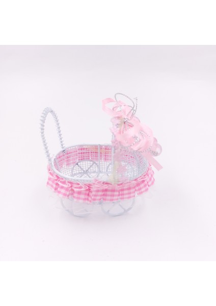 Minyatür Bebek Puseti Pembe 10 Adet