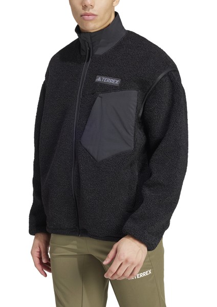 Erkek Siyah Ceket XPL PILE FL JKT IZ4995 modelleri