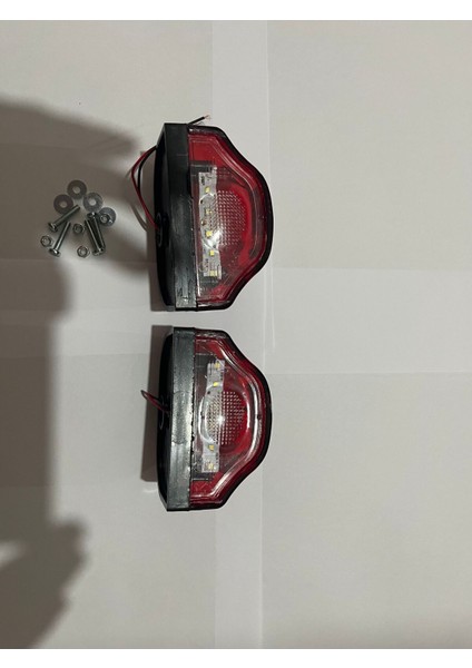 Plaka Lambası Ledli Kırmızı Kobra Model
