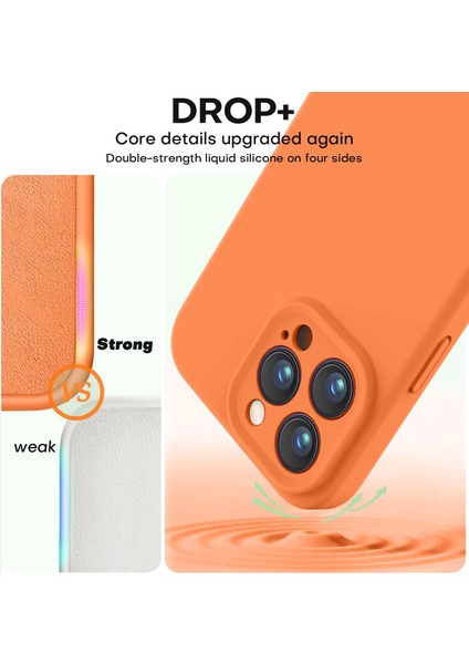 iPhone 15 Pro Kılıf Yüksek Kalite 3D Kamera Korumalı Içi Kadife Lansman Liquid Silikon Kapak fırsatları