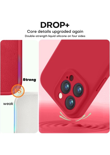 iPhone 15 Pro Kılıf Yüksek Kalite 3D Kamera Korumalı Içi Kadife Lansman Liquid Silikon Kapak fırsatları