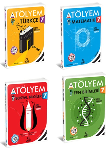 7. Sınıf Atölyem Seti(Türkçe-Matematik-Sosyal-Fen Bilimleri)