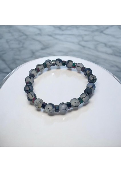 Lapis Doğal Taş Bileklik (8mm Küre Kesim)