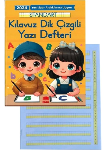 Yeni Müfradat Güzel Yazı Defteri Orta Boy 16.5X24  24 Yaprak 1 Adet Standart Kılavuz Dik Çizgili Yazı Defteri Satır Aralıklarına Uygun