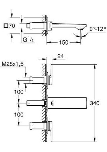 Allure 3 Delikli Lavabo Bataryası S-Boyut - 20189DL2 indirimleri