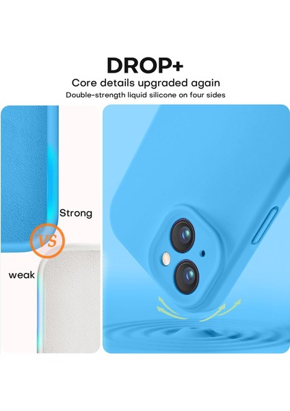 iPhone 15 Kılıf Yüksek Kalite 3D Kamera Korumalı Içi Kadife Lansman Liquid Silikon Kapak fırsatları