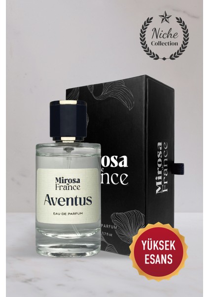 de France Aventus Niche Collection Yüksek Kalıcı Erkek Parfum EDP Sevgililer Günü Premium Kutu 50ml N506