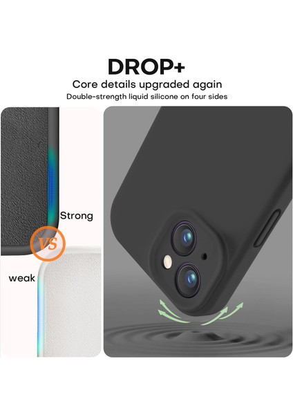 iPhone 15 Kılıf Yüksek Kalite 3D Kamera Korumalı Içi Kadife Lansman Liquid Silikon Kapak fırsatları