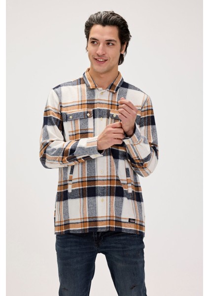 Bernard Beyaz Erkek Oduncu Gömlek modelleri