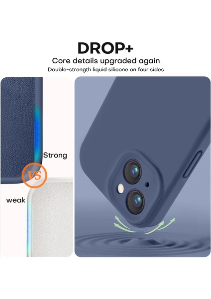 iPhone 15 Kılıf Yüksek Kalite 3D Kamera Korumalı Içi Kadife Lansman Liquid Silikon Kapak fırsatları