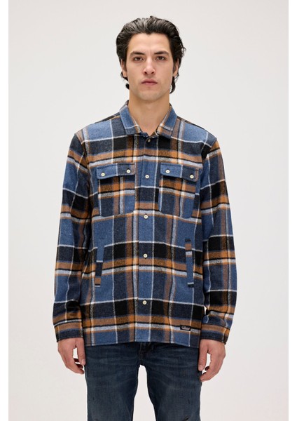 Bernard Mavi Erkek Oduncu Gömlek