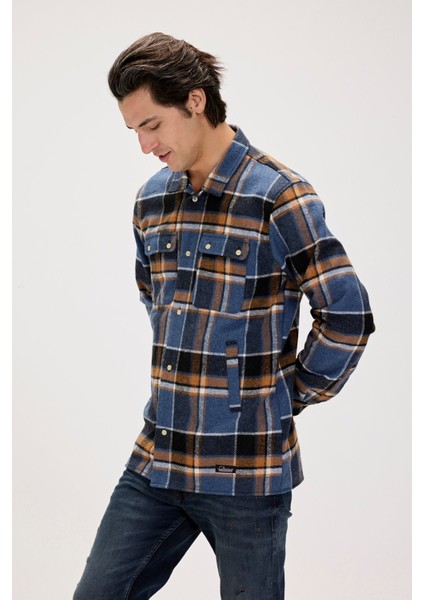 Bernard Mavi Erkek Oduncu Gömlek fırsatları