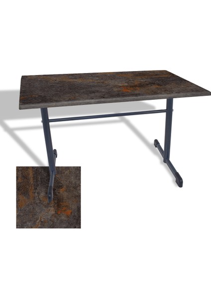 Halley Werzalit Mutfak Masası 80X140 (Esb) - Metalic Oxid 3