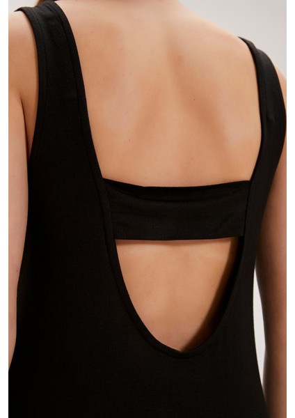 Linda Siyah Kadın Baskılı Elbise modelleri