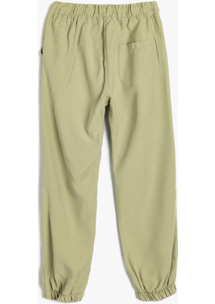 Jogger Pantolon Cep Detaylı Viskon Kumaş fiyatları