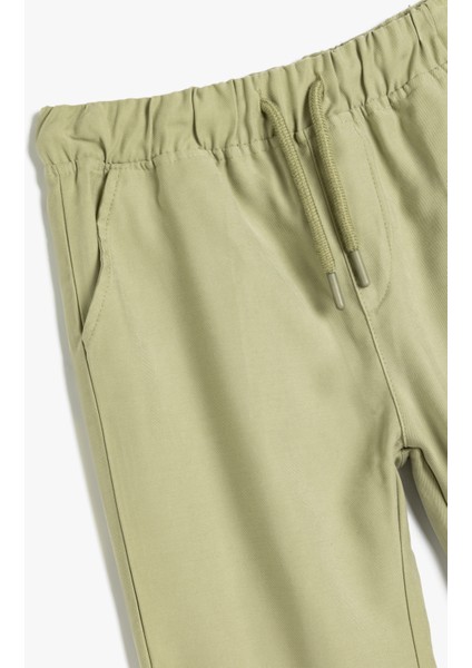 Jogger Pantolon Cep Detaylı Viskon Kumaş modelleri