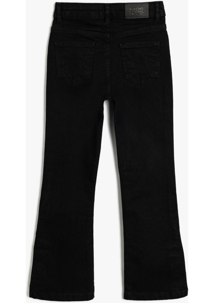 Normal Bel Yırtmaç Detaylı Pamuklu Kot Pantolon - Slim Jean fiyatları