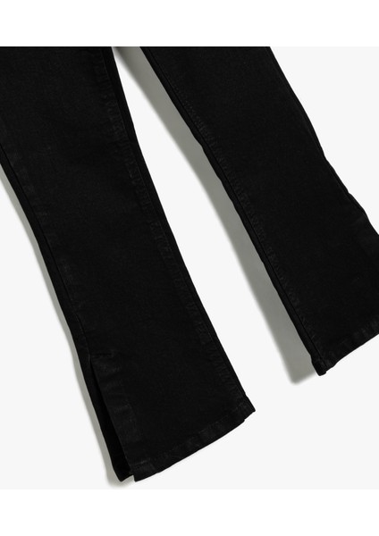 Normal Bel Yırtmaç Detaylı Pamuklu Kot Pantolon - Slim Jean modelleri