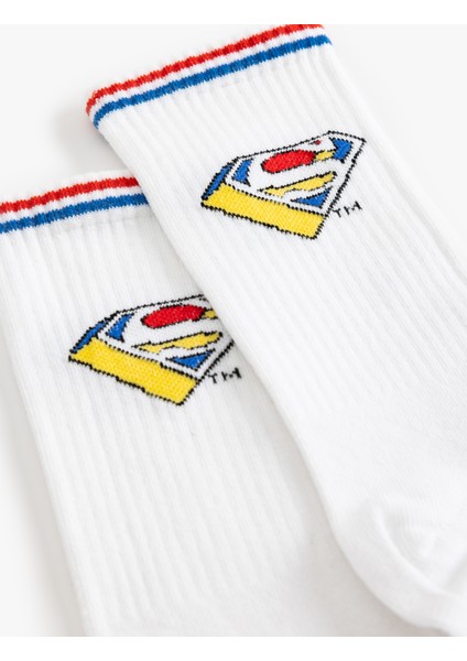 Superman Soket Çorap Lisanslı Pamuk Karışımlı modelleri