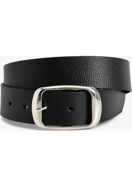 Kemer Suni Deri Metal Toka Detaylı