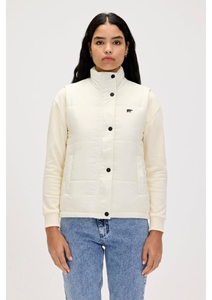 Bianca Beyaz Kadın Yelek