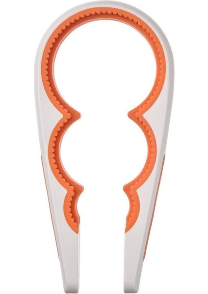 Kavanoz Açacağı, Beyaz-Turuncu Meridyendukkan 21 cm Pratik Mutfak Gereçleri