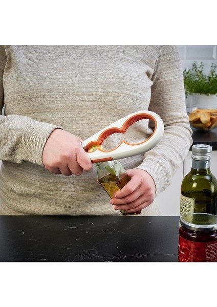 Kavanoz Açacağı, Beyaz-Turuncu Meridyendukkan 21 cm Pratik Mutfak Gereçleri modelleri