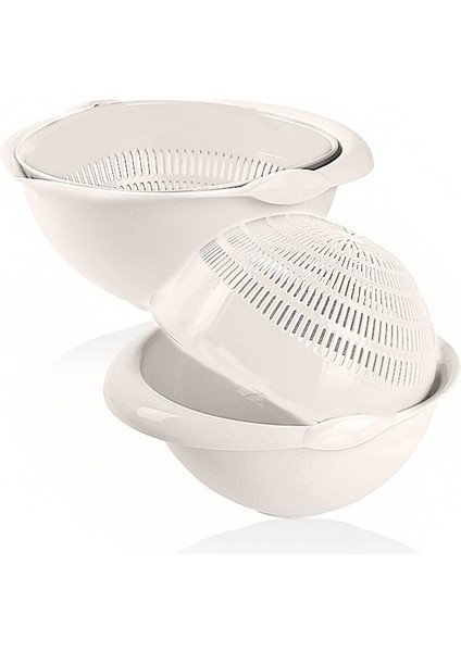 360 Derece Dönebilir Makarna Süzgeci Çok Amaçlı Çift Hazneli Süzgeç Sebze Meyve Yıkama Döner Süzgeç fiyatları