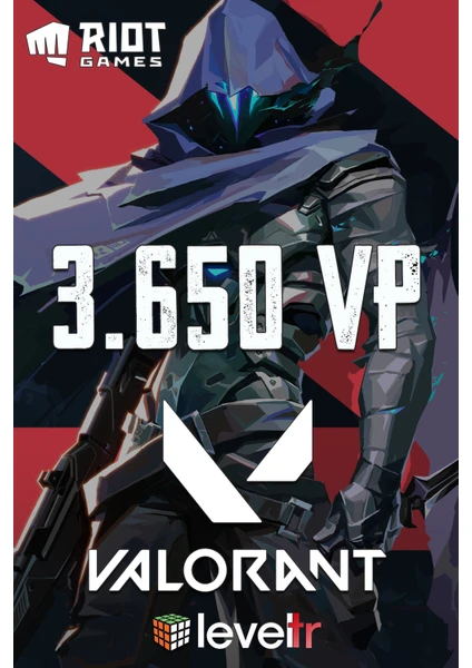 Riot Games Valorant 3650 Vp - Riot Games