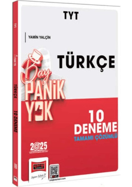 2025 TYT Tamamı Çözümlü Panik Yok Türkçe 10 Deneme